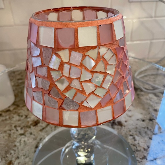 Home Interiors Accents Home Interiors Mosaic Glass Shade For Candle